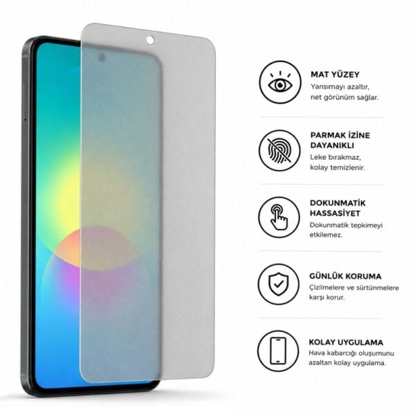 Samsung Galaxy A27 5G Mat Ekran Koruyucu Nano (SM-A276B)