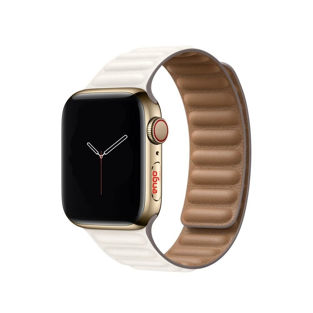 Apple Watch Kordon Watch 38mm / 40mm Baklalı Kordon Beyaz