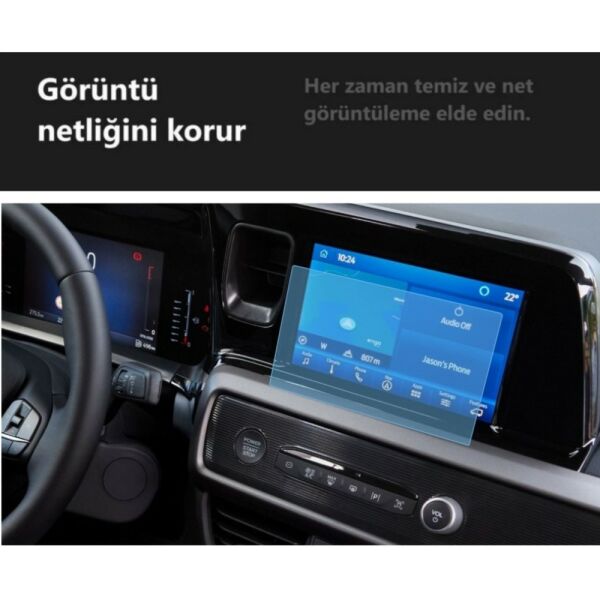 Ford Tourneo Courier 8 inç Multimedya Ekran Koruyucu Şeffaf