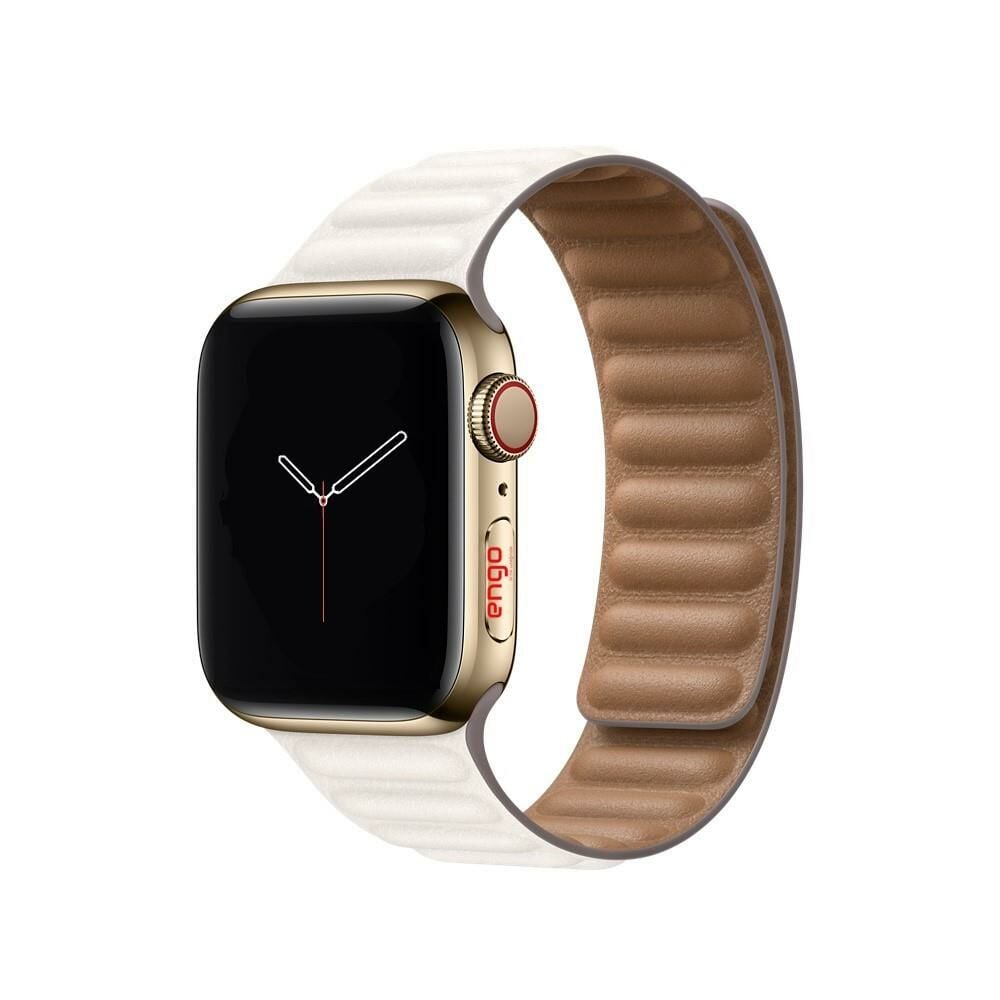 Apple Watch Kordon Watch 42mm / 44mm Baklalı Kordon Beyaz