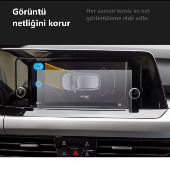 Volkswagen Golf 8 8.25 İnç Mat Ekran Koruyucu Multimedya