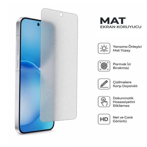 Oppo Reno16 5G Mat Ekran Koruyucu 9H Nano Şeffaf (CPH2865)