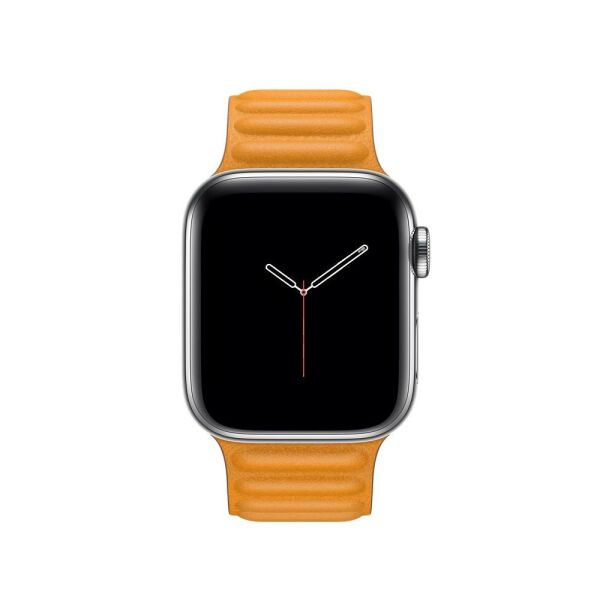 Apple Watch Kordon Watch 42mm / 44mm Baklalı Kordon Turuncu