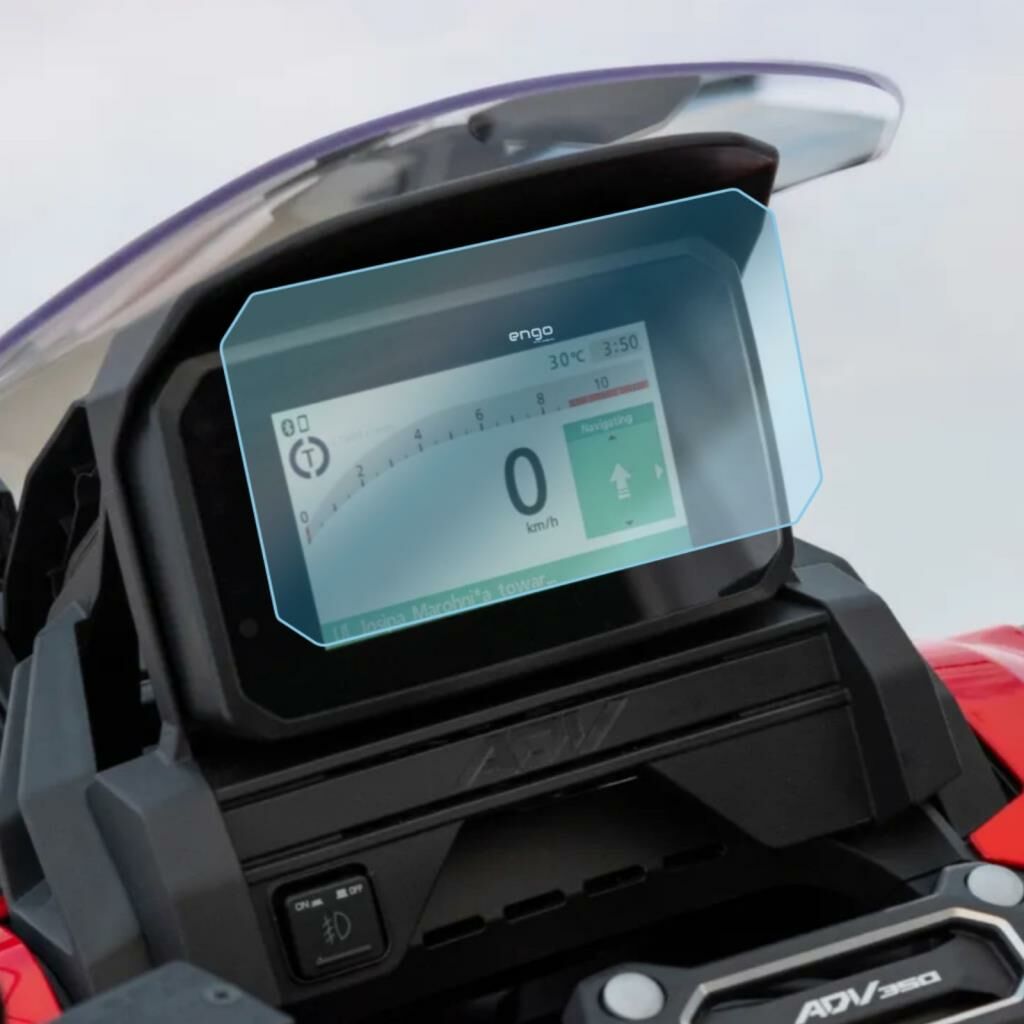 Honda ADV350 Ekran Koruyucu 5 inç Nano 2025 Parlak Şeffaf
