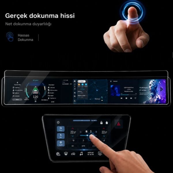TOGG T10X Ekran Koruyucu Dijital Gösterge Bilgi Ve Kumanda Ekranı