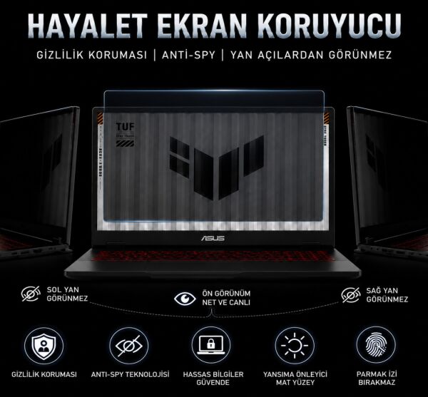 Lenovo ThinkPad E14 Gen 7 Hayalet Ekran Koruyucu 14 inç Anti Spy Gizlilik 16:10
