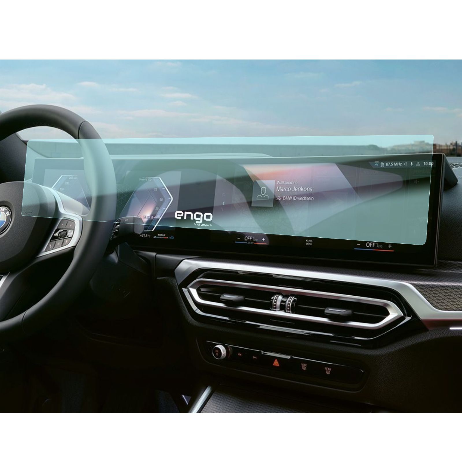 BMW 320i Ekran Koruyucu Parlak Nano G20 Kavisli Ekran Uyumlu