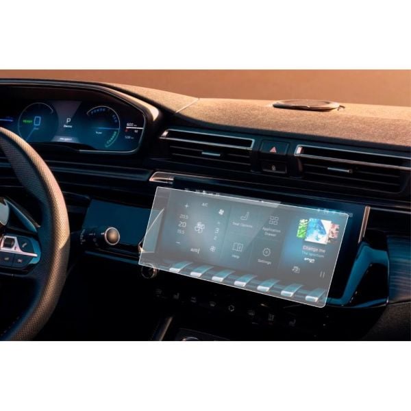 Peugeot 508 10 inç Mat Ekran Koruyucu Multimedya Şeffaf