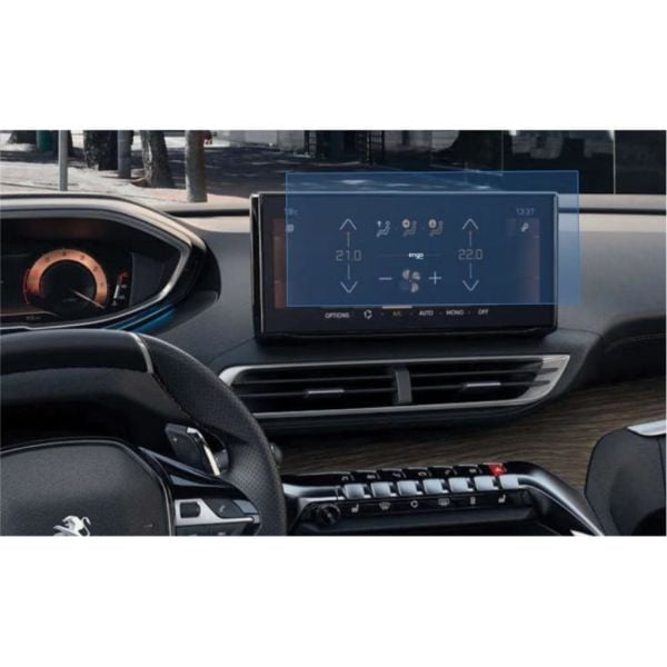 Peugeot 5008 10 inç Ekran Koruyucu Multimedya Şeffaf Nano