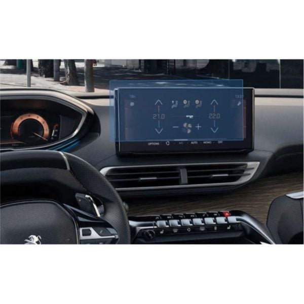 Peugeot 5008 10 inç Ekran Koruyucu Multimedya Şeffaf Nano
