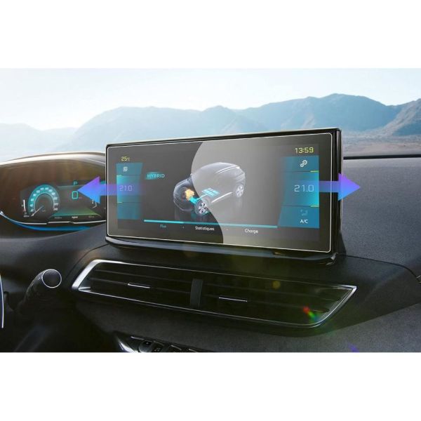 Peugeot 5008 10 inç Ekran Koruyucu Multimedya Şeffaf Nano