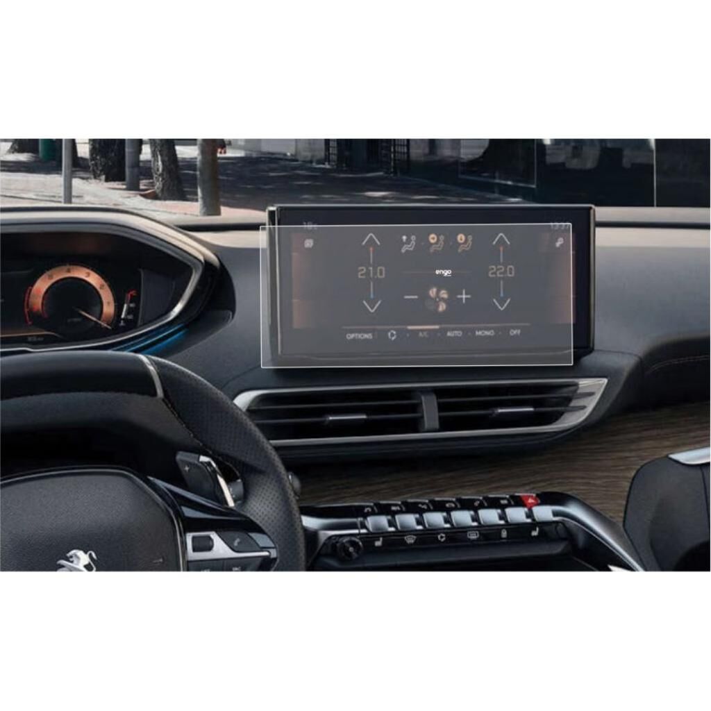 Peugeot 5008 10 inç Mat Ekran Koruyucu Multimedya Şeffaf