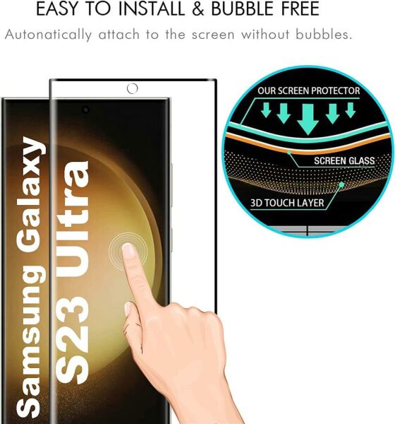 Samsung Galaxy S23 Ultra Ekran Koruyucu Flexible Nano Tam Kaplama