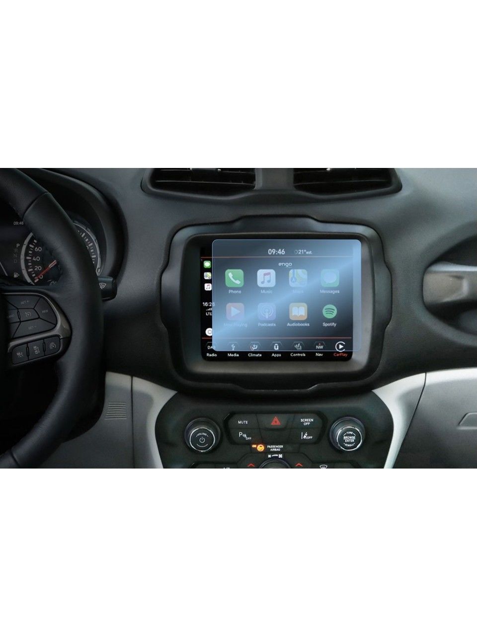 Jeep Renegade Limited 8.4 inç Ekran Koruyucu Nano Şeffaf