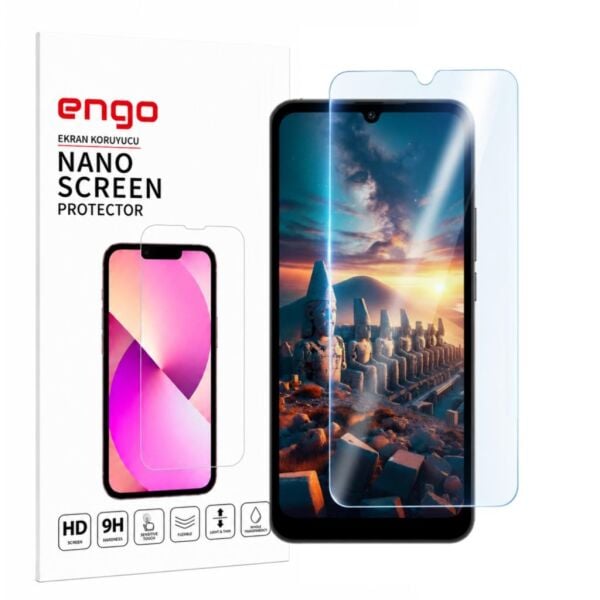 Reeder S919 SE Ekran Koruyucu 9H Nano Parlak, Kırılmaz Esnek Cam, Çizilmeye Dayanıklı Şeffaf Ekran Koruması