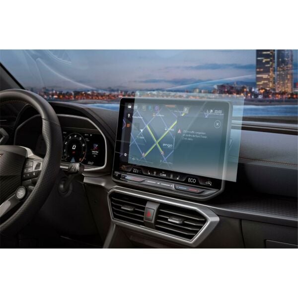 Cupra Formentor 12.9 inç Multimedya Ekran Koruyucu 9H Parlak