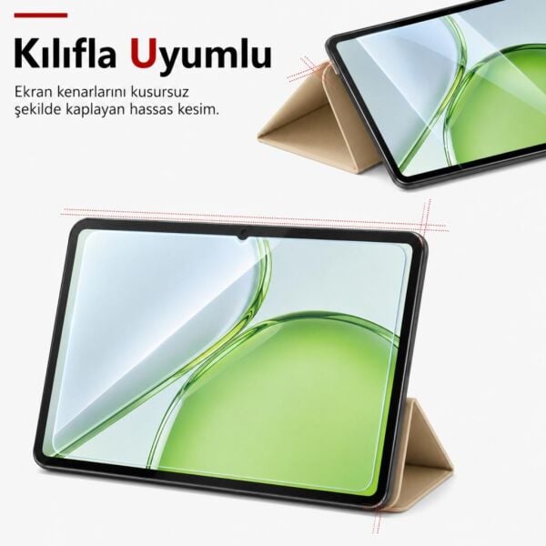 Honor Pad X9b Max Ekran Koruyucu 13 İnç 9H Kırılmaz Esnek Nano Cam, Çizilmeye Ve Darbeye Dayanıklı Koruma, HD Şeffaf