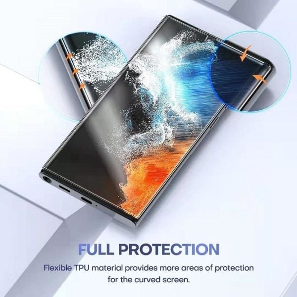 Samsung Galaxy S22 Ultra Ekran Koruyucu Flexible Nano Tam Kaplama