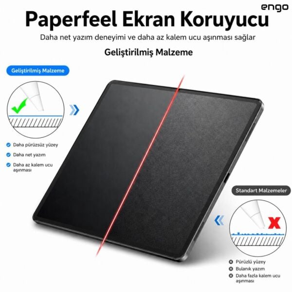 Honor Pad X9b Max Paperfeel Ekran Koruyucu 13 İnç, Kağıt Hissi Veren Mat Dokulu Yüzey, Kalem Uyumlu, Not Alma ve Çizim İçin
