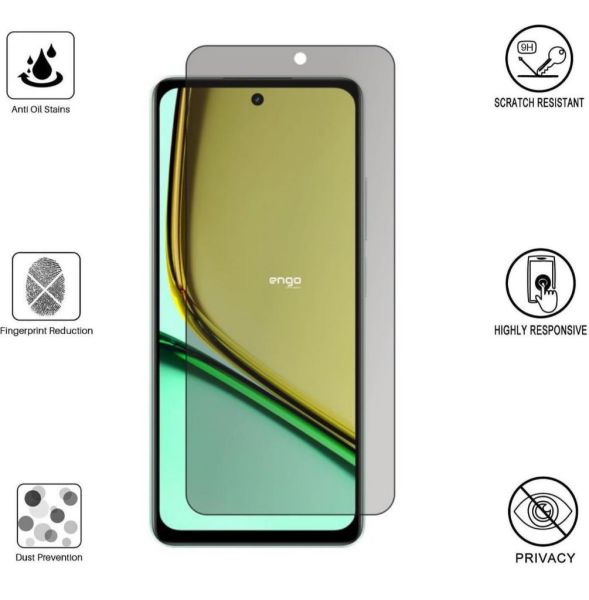 Realme 12 Lite İle Uyumlu Hayalet Ekran Koruyucu Şeffaf