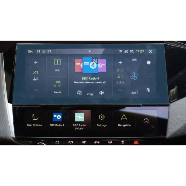 Peugeot 408 10 inç Ekran Koruyucu Multimedya Şeffaf Nano