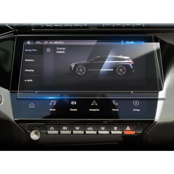 Peugeot 408 10 inç Ekran Koruyucu Multimedya Şeffaf Nano