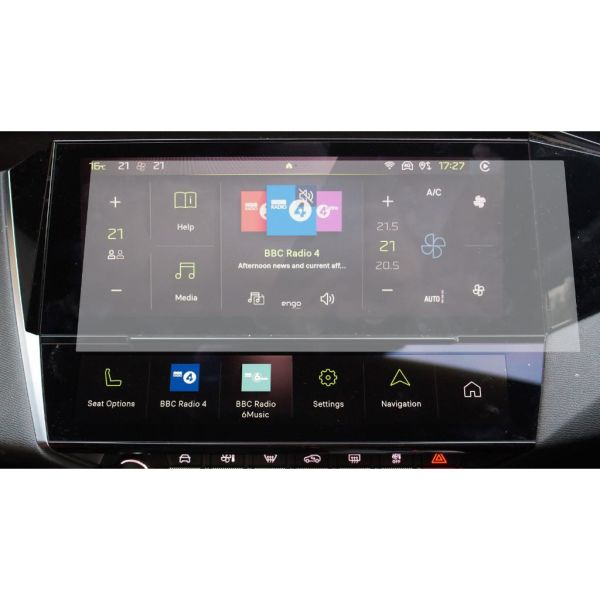 Peugeot 408 10 inç Mat Ekran Koruyucu Multimedya Şeffaf