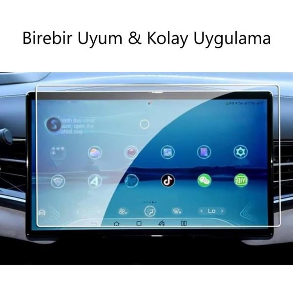 BYD SEAL AWD 15.6 inç Ekran Koruyucu Multimedya Nano Şeffaf
