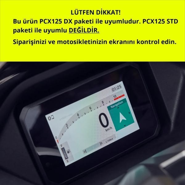 Honda PCX125 DX Ekran Koruyucu 5 inç TFT Gösterge Ekran 2025