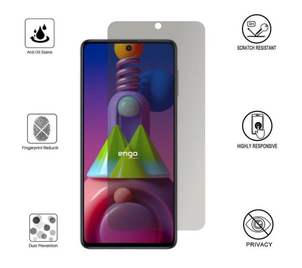 Samsung Galaxy M51 İle Uyumlu Hayalet Ekran Koruyucu