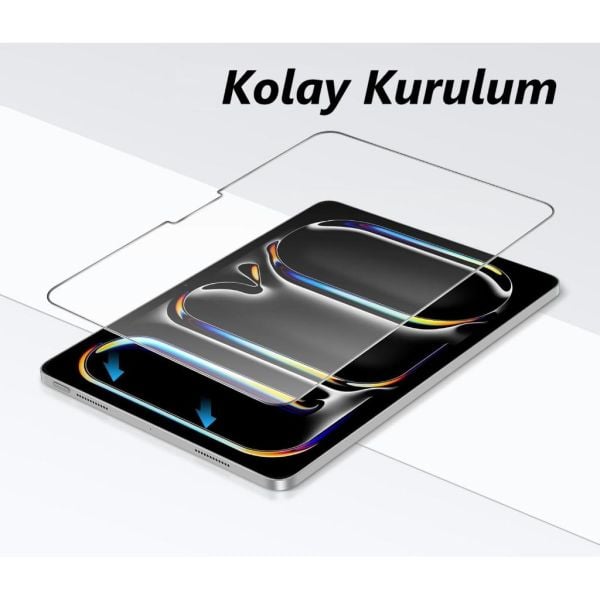 Apple iPad Pro 13 inç Ekran Koruyucu Nano Şeffaf 2024