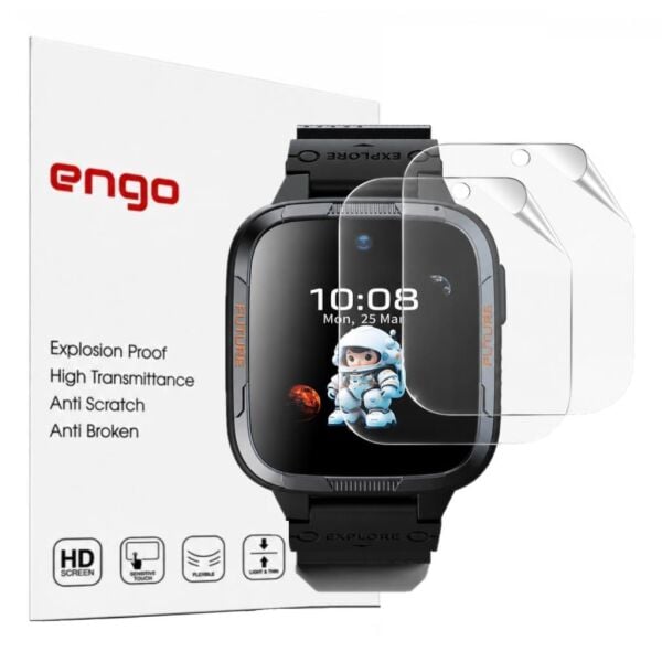 Honor Choice Kids Watch Plus Ekran Koruyucu TPU (5504AHPQ), Tam Kaplayan Akıllı Saat Koruması 2 Adet, Çizilmeye Dayanıklı Şeffaf Koruma