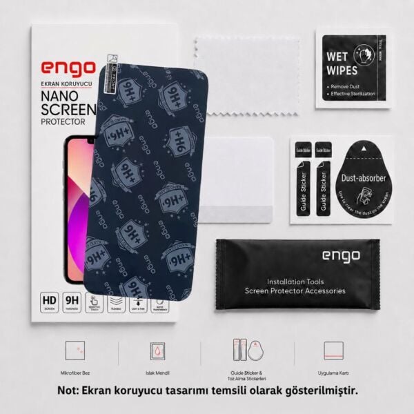 General Mobile GM 26 One 5G Mat Ekran Koruyucu, Yansıma Ve Parlama Önleyici Mat Yüzey, Parmak İzi Bırakmayan Esnek Nano Cam