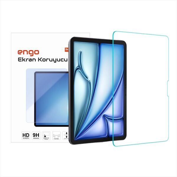 Apple iPad Air 11 inç Ekran Koruyucu  M4 M3 M2 Uyumlu Şeffaf Nano Cam