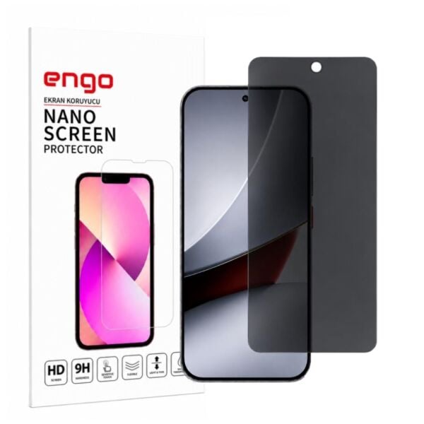 Poco F9 Pro Hayalet Ekran Koruyucu, Yandan Görüşü Kısıtlayan Anti-Spy Gizlilik Filtresi, 9H Kırılmaz Esnek Nano Yapı, Parlama Önleyici Mat Yüzey