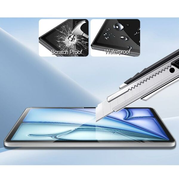 Apple iPad Air 11 inç Mat Ekran Koruyucu  M4 M3 M2 Uyumlu Şeffaf Nano Cam