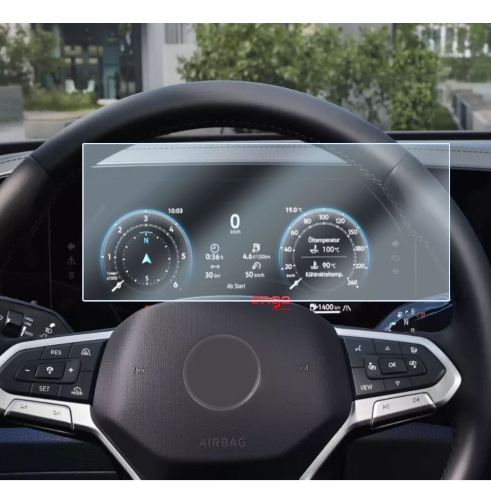 Volkswagen Passat 10.25 inç Ekran Koruyucu Dijital Gösterge