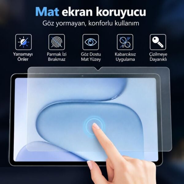 Honor Pad 20 Pro İle Uyumlu Mat Ekran Koruyucu 12.1 İnç Parmak İzi Bırakmayan Yansıma Ve Parlama Önleyici Koruma, 9H Kırılmaz Esnek Nano Cam