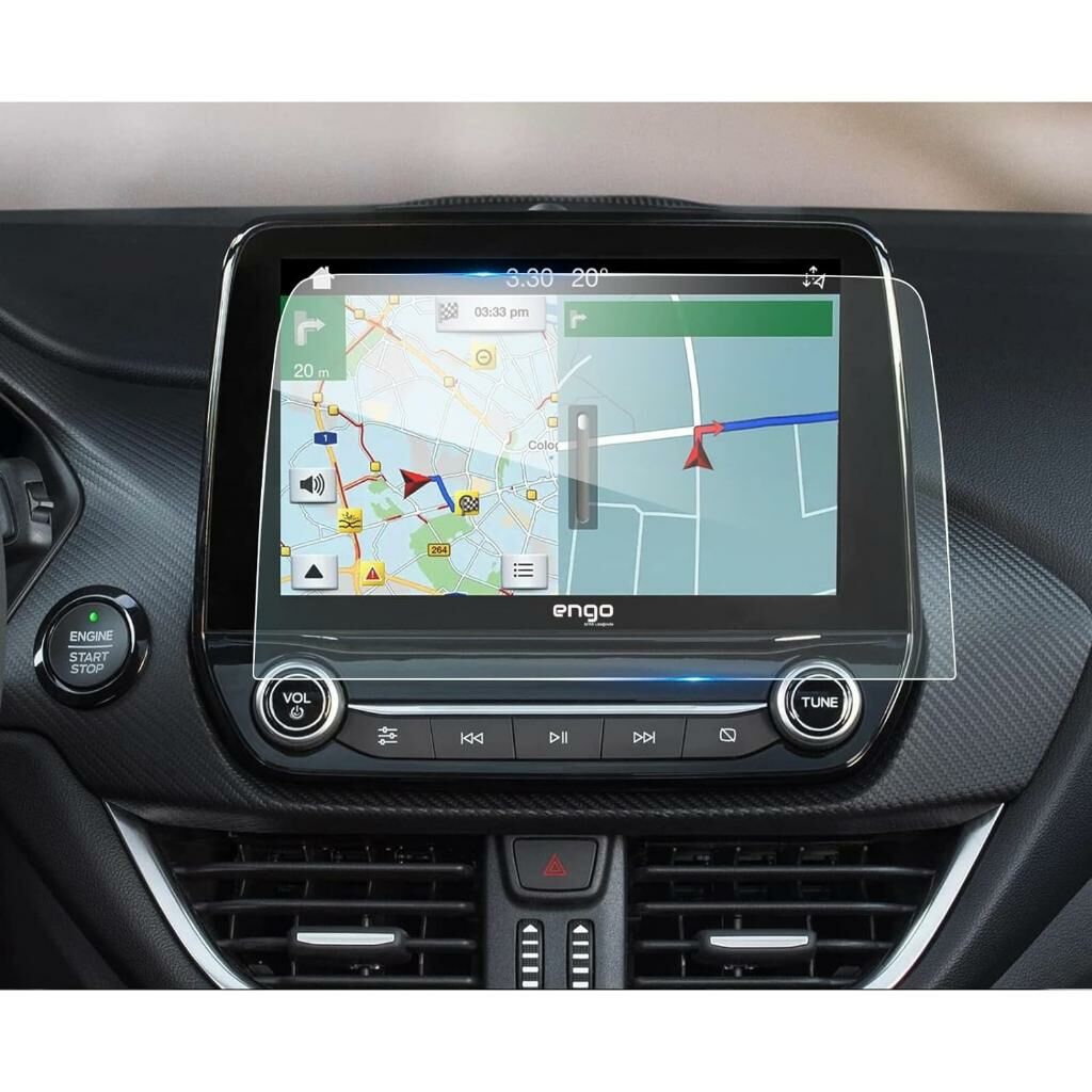 Ford Kuga 8 inç Multimedya Ekran Koruyucu Navigasyon Şeffaf