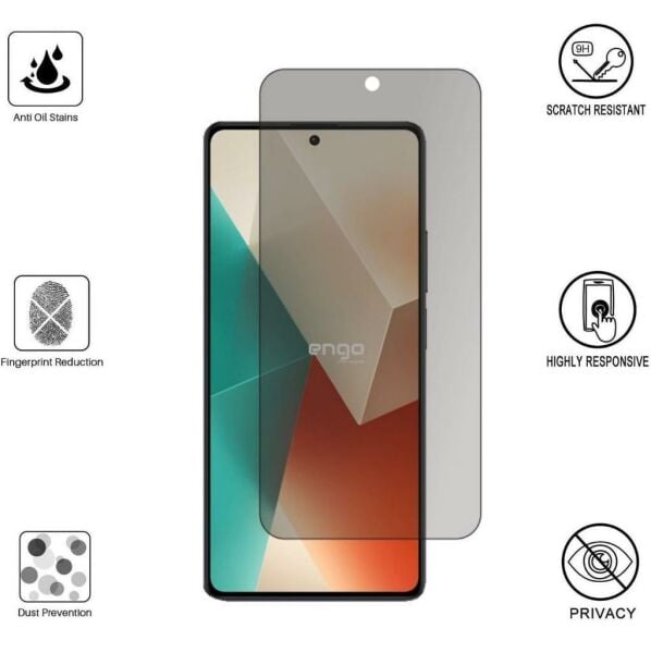 Xiaomi Redmi Note 13 İle Uyumlu Hayalet Ekran Koruyucu