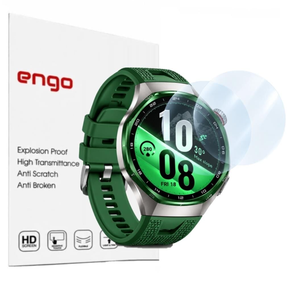 Huawei Watch GT 7 Pro İle Uyumlu Ekran Koruyucu Nano Parlak Çizilmeye Dayanıklı Akıllı Saat Koruması, 9H Kırılmaz Esnek Cam, Hd Şeffaf 2 Adet