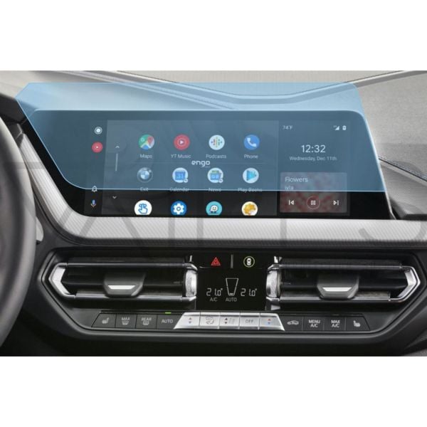 BMW 116d 10.25 inç Multimedya Ekran Koruyucu Şeffaf