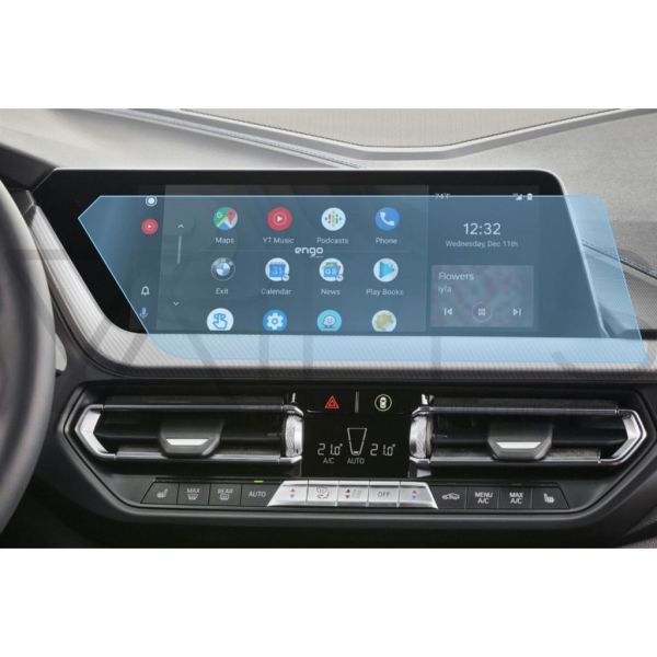 BMW 118i 10.25 inç Multimedya Ekran Koruyucu Şeffaf Nano