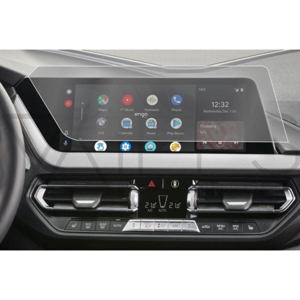 BMW 118i 10.25 inç Mat Multimedya Ekran Koruyucu Şeffaf