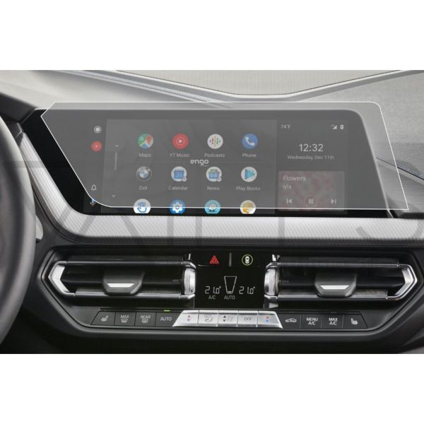 BMW 118i 10.25 inç Mat Multimedya Ekran Koruyucu Şeffaf