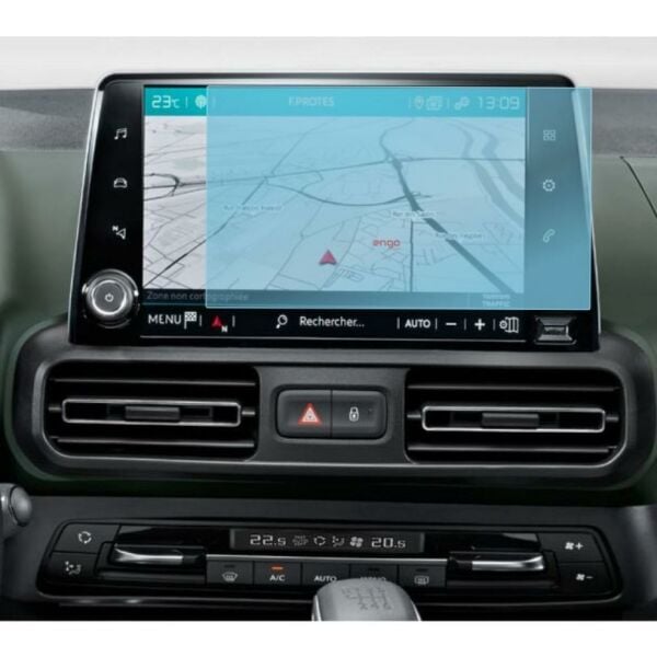 Citroen Berlingo 8 inç Multimedya Ekran Koruyucu Şeffaf