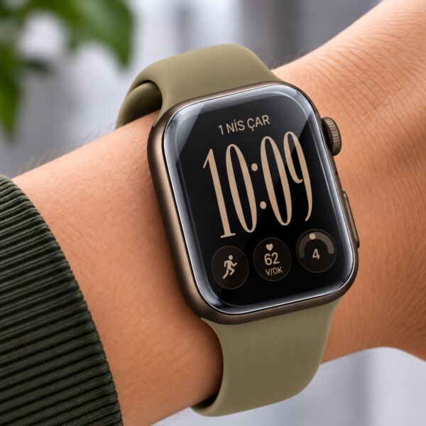 Apple Watch Series 12 42mm Ekran Koruyucu TPU A3582 Şeffaf Çizilmeye Dayanıklı Akıllı Saat Koruması 2 Adet