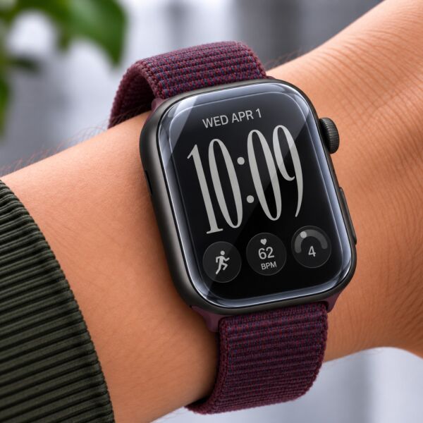 Apple Watch Series 12 46mm Ekran Koruyucu A3587 TPU Şeffaf Çizilmeye Dayanıklı Esnek Yapı 2 Adet