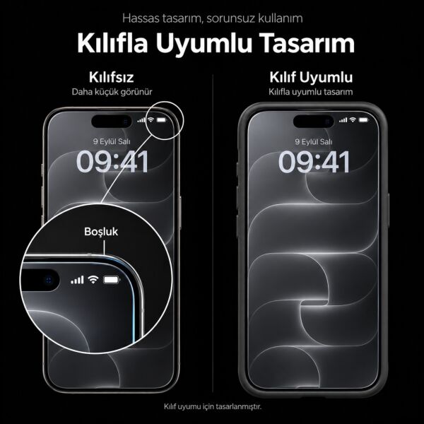 Apple iPhone 18 Pro Mat Ekran Koruyucu A3714 Yansıma Ve Parlama Önleyici Mat Yüzey, Parmak İzi Bırakmayan 9H Kırılmaz Esnek Nano Cam