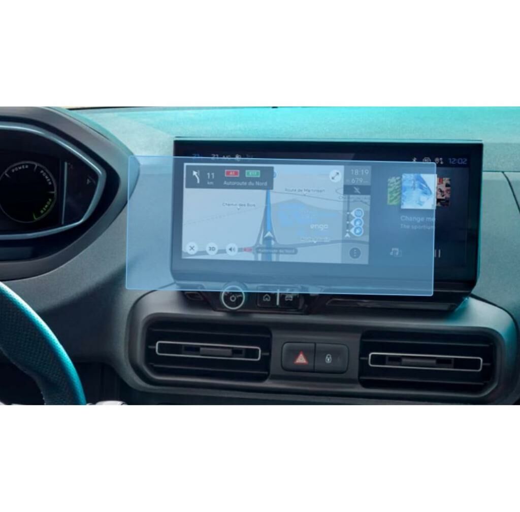 Peugeot Rıfter 10 inç Ekran Koruyucu Multimedya Şeffaf Nano
